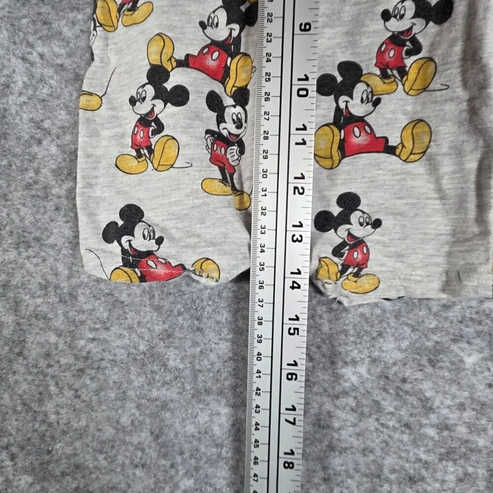 Disney Baby Mickey Mouse Romper Gray All Over Print One Piece Outfit